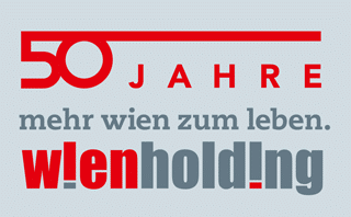 Wien.holding Logo 50 Jahre